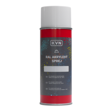 Barva antikorozní na zinek - černá polomatná ve spreji 400 ml RAL9011/ sprej polomatný