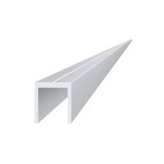 Hliníkový U profil 20,5x22x6000 mm, materiál EN AW-6060 T66, přírodní hliník bez povrchové úpravy, cena za KUS