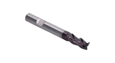 Válcová fréza Ø8mm, HSSCo8, DIN 844K, TiAlN povlak, válcový dřík s destičkou (Weldon) dle DIN 1835 B