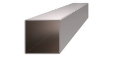 Profil 50 x 50 x 2 x 6000 mm, broušená nerez AISI 304
