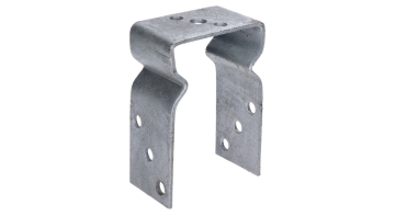 Patka sloupku 101x60x150mm, 4mm žárový pozink, počet děr o průměru 11mm-9ks