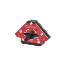 Svařovací magnet / svařovací úhel, vypínací, zatížení 25kg, měřící úhly: 45, 90, 135, neodymový