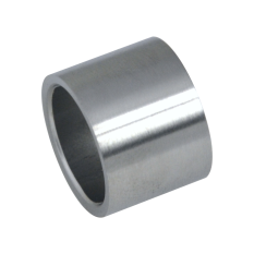 Přechod na vymezení vzdálenosti mezi sloupem (plochý) a kotevní deskou, ø 20x2,0 mm /L:15 mm, bez vnitřního šroubu, broušená nerez K320 / AISI304, bal: 1ks