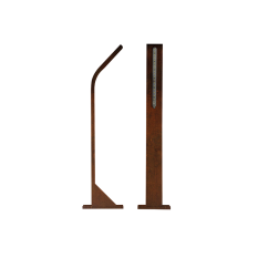 Venkovní LED osvětlení STIK S DOWN barva CORTEN, H-404mm