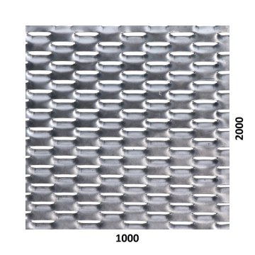 Tahokov Zn, oko: 47x18mm, mostík: 8mm (1000x2000x1,5mm), orientace oka: rozměr oka 47mm je rovnoběžná s rozměrem tabule 1000mm