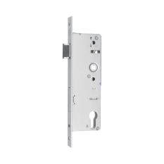 Zámek vložkový, hloubka 59 mm, rozteč 90 mm, poniklovaná přední lišta