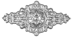 Ornament plechový 405x210 mm, 1 mm