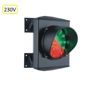 ASF semafor jednokomorový, LED, hliník, 230V