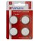 Baterie VERBATIM Lithium CR2450, 3V, 4 kusy v balení