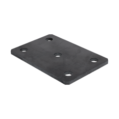 Platňa univerzálna 100x150x6mm s otvormi 13mm, bez povrchovej úpravy