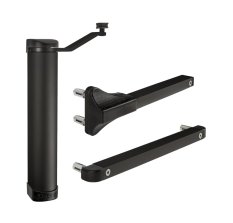 Hydraulický zavírač, pro křídlové brány do 75 kg / 1,1 m, RAL 9005