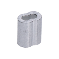 Hliníková lisovací spojka pro 2.0mm lanko