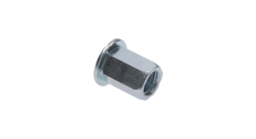 Nýtovací matice M5/0.3-2.5/ plochá hlava, hex, L=13.5mm