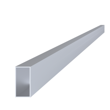 Hliníkový jekl 40 x 20 x 1,1 x 6000 mm, bez úpravy