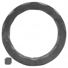 Kruh ø120 mm, 12 x 12 mm, zdobený