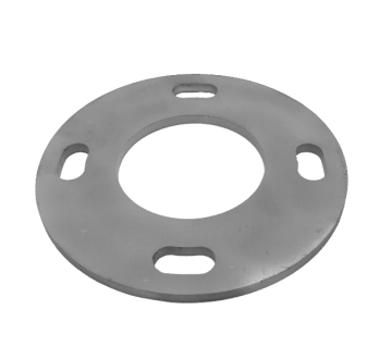 Kotvící plotna (ø 100mm) na trubku ø 48.3mm (otvor ø48.4mm), bez povrchové úpravy /AISI304