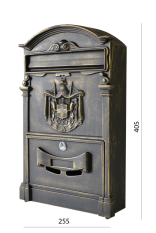 Poštovní schránka H 405 x L 255 x W 90 mm
