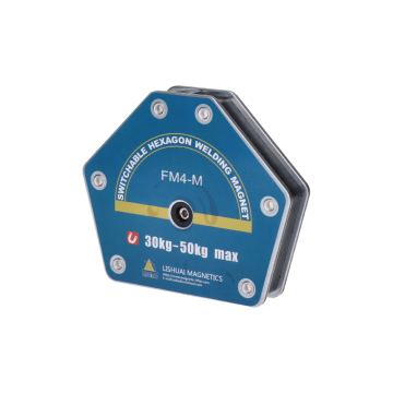 Svařovací magnet / svařovací úhel, vypínací, zatížení 40kg, měřící úhly: 30°, 45°, 60°, 75°, 90°, 105°, 135°, feritový