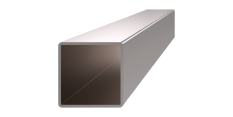 Profil uzavřený 35x35x2mm, cena za 1ks (6m), broušená nerez K320 /AISI304