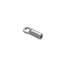 Nerezová lisovací spojka s otvorem pro jedno 2.0mm lanko, K320 /AISI 316