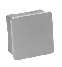Ukončení na jekl 60 x 60 mm, broušená nerez AISI 304