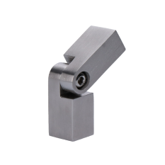 Spoj nastavitelný na tyč 12 x 12 mm, broušená nerez AISI 304
