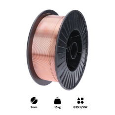 Drát svářecí 1mm-MIG/MAG(CO2), G3Si1/SG2, 15kg