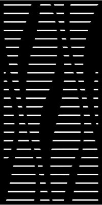 Designová kovová výplň, laserem vypálený vzor 9341, rozměr 1000x2000x2,0 mm +/- 0,5%, bez povrchové úpravy, perforace 15%