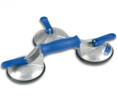 603.0bl - Prísavka VERIBOR trojitá - max100 kg hliník blue line ø 120