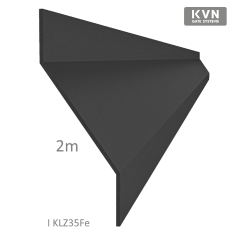 Z-profil lamela L=2000 mm, 20 x 40 x 20 x 1,5 mm, plech bez povrchové úpravy, použití pro plotovou výplň, možno použít pro bránový speciál KJL70x34x55x2, cena za 2 m kus