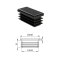 Krytka plastová 20 x 40 mm