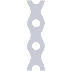 Montážní páska, 12mm x 10m, 0,7mm pozink