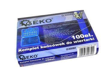 100 dílná sada šroubovacích bitů 1/4