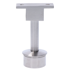 Držák LED madla pevný (14x1.5x64.5mm) na madlo EB1-HM42, EB1-JHM42, EB1-JHM60x40, broušená nerez K320/AISI304