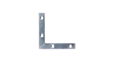 Rohovník 60x60x10mm, 2,0mm pozink, počet 4mm dier-4ks