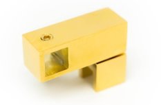 JS02 G24K - Úchyt bočný sklo - štvorcový profil