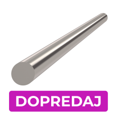 DOPRODEJ tyč ø 12 x 1000 mm, kartáčovaná nerez AISI 304