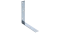 úhelník 125x125x22mm, 2,0mm, galvanicky pozinkovaný, díry průměr 4,5mm - v počte 6ks