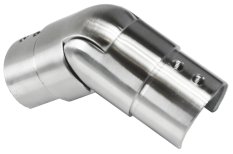 Přechod nastavitelný ø 42,4 mm, lepený spoj, AISI 304