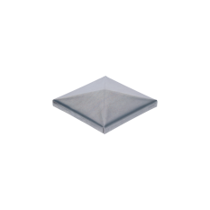 Stříška plechová 20 x 20 mm, pozink, tloušťka 1,5 mm