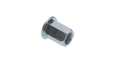 Nýtovací matice M6/0.3-3.0/ plochá hlava, hex, L=14.5mm