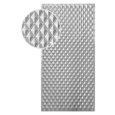 Plech pozinkován, 2000x1000x1,2mm - IHLAN, 3D efekt