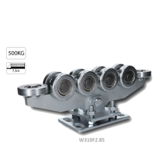 Vozík pro samonosný systém do 470kg, 10 kolečkový, výškově nastavitelný, pro profil 80x85mm
