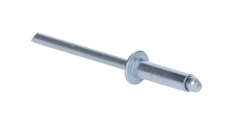 Trhací nýt 5,0x12 hliník-ocel, Materiál: tělo - hliník Al Mg 3,5 trn - pozinkovaná ocel DIN 7337 AL/ST