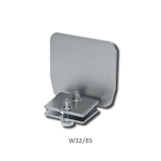 Pozinkovaná záslepka pro C-profil 80x85x3mm samonosné brány