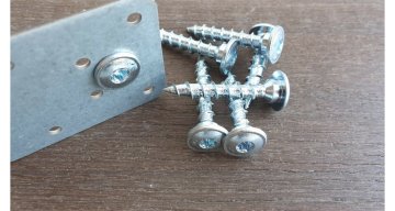 Vrut pro tesařské kování8x40 s talířovou hlavou a zesílením, do dřeva, TX40