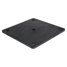 Plotna 200x200x9mm s otvormi 13mm, bez povrchový úpravy