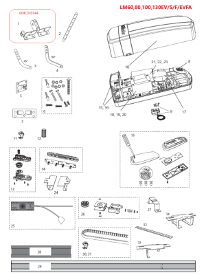 041A0328 motor 24V se spojkou a šroubovací