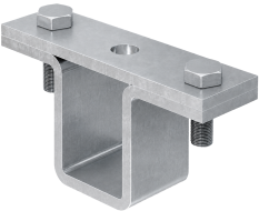Objímka pro dva montážní profily 41 x 41 mm