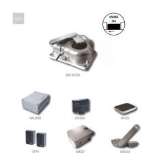 Sada podzemního pohonu pro jednokřídlou bránu do 3m / krídlo, 1x ME3000, 1x MC800, 1x ON2E, 1x OXIBD, 1 pár BF, 1x MECF, 1x MEA3